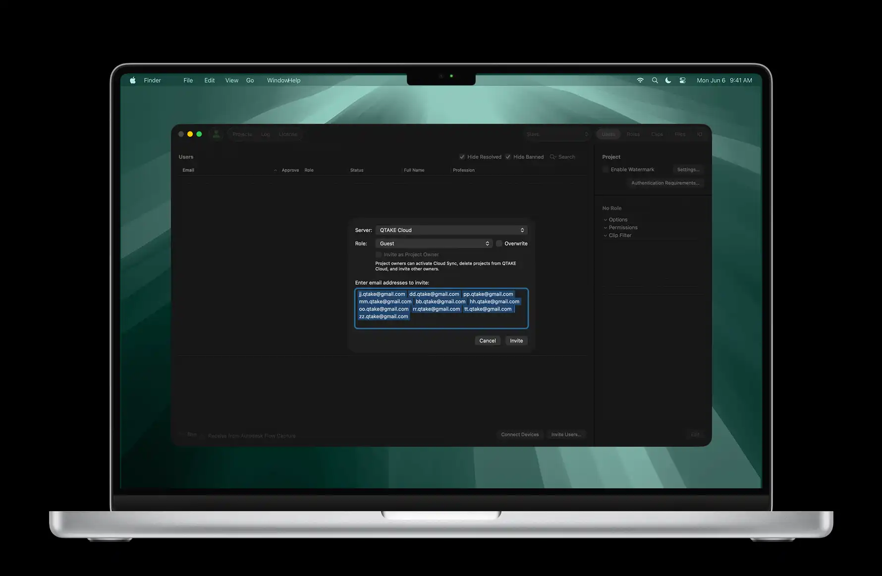 Bulk-insert user emails for quick onboarding